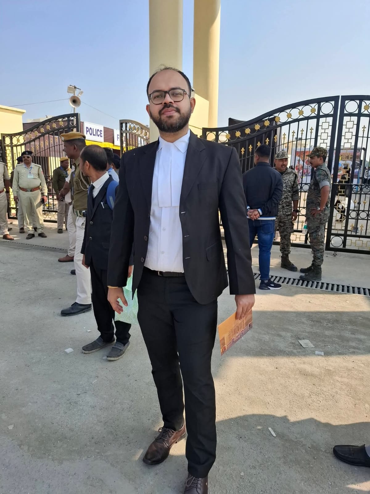Adv. Debagni Chowdhury at Court